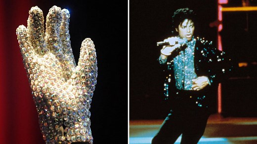 Why did Michael Jackson wear his iconic single white glove?