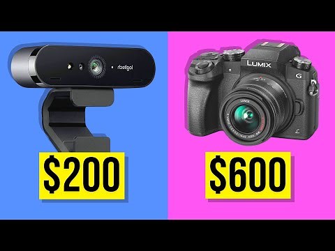 4K Webcam vs Budget DSLR Camera (Logitech BRIO vs Panasonic Lumix G7)