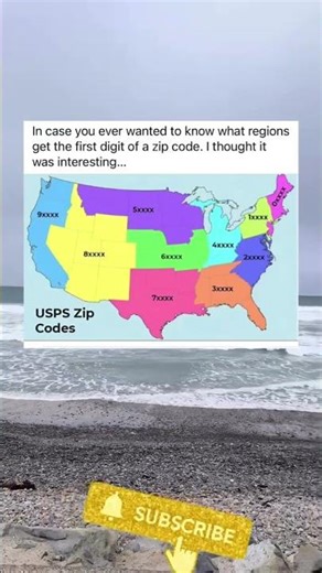 The secret behind the first digit of your zip code #fypシ゚viral