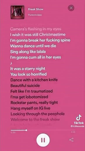 Freak show (sped up)