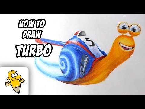 How to draw Dreamworks Turbo! Drawing Tutorial