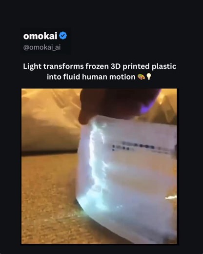 Omokai - AI Roleplaying for High Stake Conversations on Instagram: "Light transforms frozen 3D printed plastic into fluid human motion 🎨💡 This captivating cylindrical zoetrope was created by Japanese media artist Akinori Goto, blending 3D printing technology, optical science, and human perception into a mesmerizing kinetic sculpture. Here's how it works: The sculpture is made of layered 3D printed slices arranged in a circle. When the cylinder spins at the right speed and light hits it from th