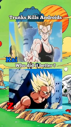 Trunks Kills Androids #dragonball #dragonballz #dragonballzkai #trunks | This Is For Gohan