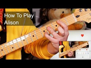 'Alison' Elvis Costello Guitar Lesson