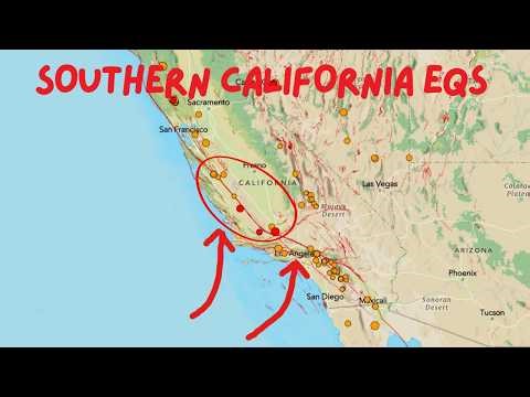 Earthquake activity along the San Andreas Fault increasing today. Sunday update.