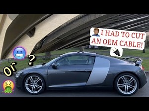 How to install a fixed spoiler on the AUDI R8 (CARBON spoiler from Knight racer)
