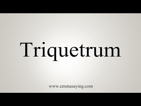 How To Say Triquetrum