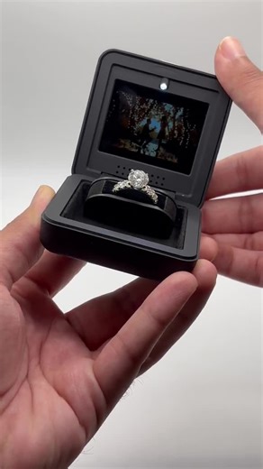 Personalized Video Ring Box | Unique Engagement Gift | Record Your Message Inside & Display Upon Opening. - Etsy