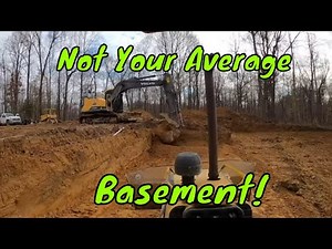 Digging a basement start to finish with dozer and excavator for the next large ICF project