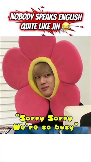 Nobody speaks English quite like Jin😂 #BTS #Shorts