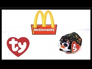 2019 TY Teenie Teeny Mcdonald's toy Waddles le pingouin Beanie Boos Fast food toys penguin
