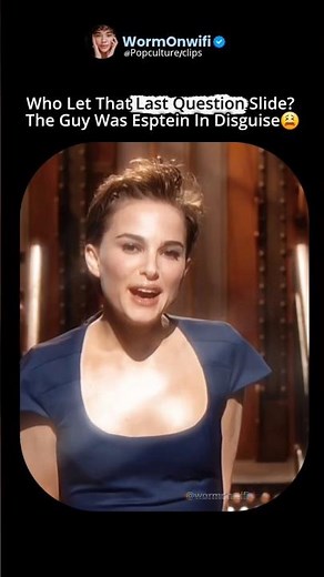 Natalie portman answers questions.