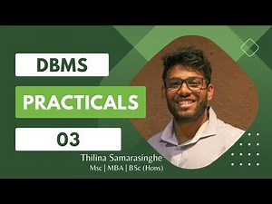 Database MySQL Practical 03 - Data Manipulation Language