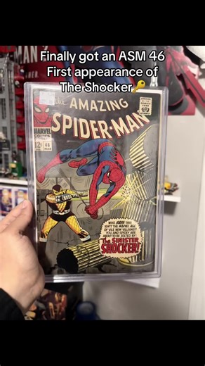 Another Key added to my ever growing ASM collection, and it’s the first appearance of my second favorite Spider-Man villain ever too, THE SHOCKER🫨. I now own 8 of the first 100 issues of The Amazing Spider-Man run. #spiderman #comics #comictok #amazingspiderman #spidermancomics