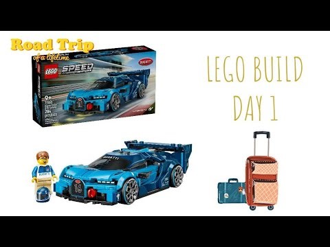 Building a LEGO Bugatti Vision Gran Turismo Day 1 || Build Your Own Car with LEGO