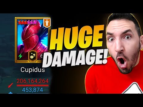 I WAS SLEEPING ON CUPIDUS FOR SO LONG! INSANE DAMAGE! | RAID SHADOW LEGENDS