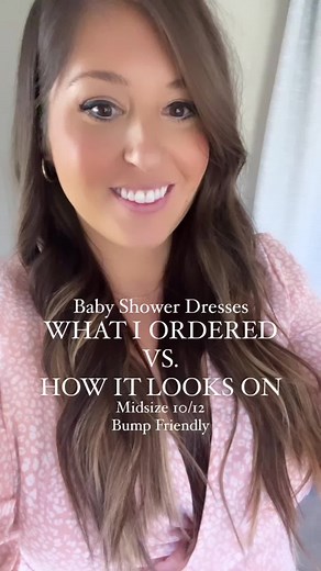 Spring dresses🌸 #whatiorderedvswhatigot #howitlooksonme #springdresses #springoutfits #showerdresses #midsizefashion #midsizeoutfitinspo #bumpfriendly #amazonfashion #founditonamazon