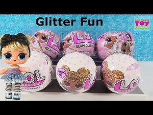 LOL Surprise Glam Glitter Series 1 & 2 Doll Unboxing Toy Review Palooza | PSToyReviews