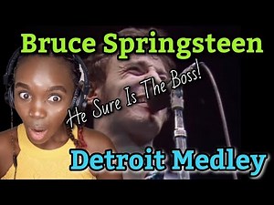 *Unmatched Energy🔥* African Girl First Time Hearing Bruce Springsteen - Detroit Medley (REACTION)