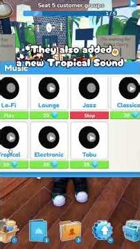 New Summer drinks update in Restaurant tycoon 3 + codes for gamepasses #roblox #restauranttycoon3