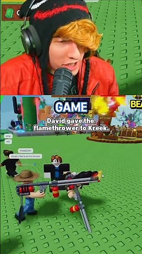 Kreek Used a Flamethrower in His Fan’s Garden 😂 #shorts