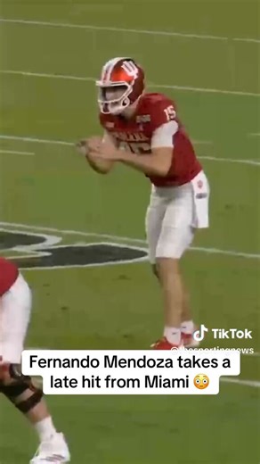 Remember when Fernando Mendoza got a bloody lip from a hard hit in the National Championship?The player responsible for that was new Vikings S Jakobe Thomas