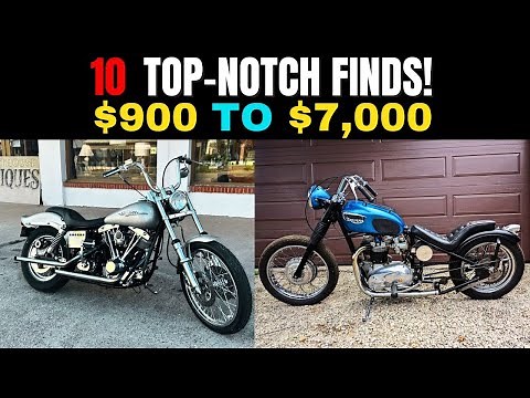 TOP 10 Classic Motorcycles for Sale: Vintage Deals From $900 To $7,000!