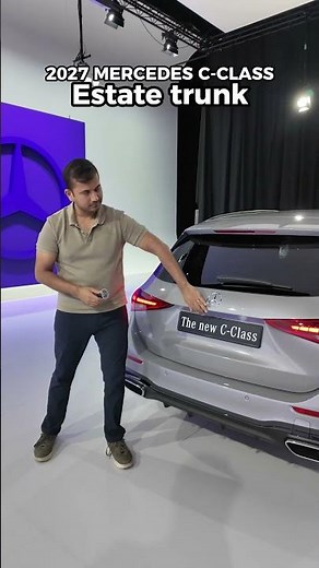 💡Trunk/boot (estate) of the new 2027 Mercedes C-Class ICE