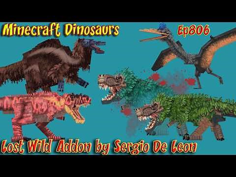 The Lost Wild Addon by Sergio De Leon Showcase Lost Wilds Minecraft Dinosaurs1 Ep806
