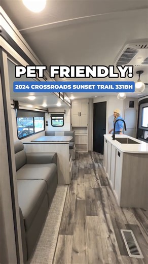 353K views · 1.5K reactions | no family member left behind​ 2024 CrossRoads RV Sunset Trail 331BH​️ starting at $13/day | Camping World | Facebook