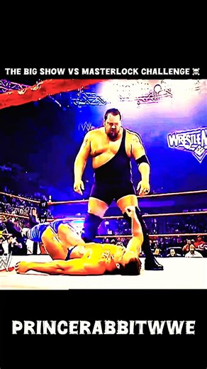 The Big show Vs Masterlock challenge ☠️ #shorts #wweshorts #wwe #wrestling