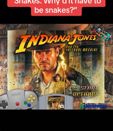 Indiana Jones and the Infernal Machine on the N64… #indiana #gaming #indianajones #retrogaming #nostalgic