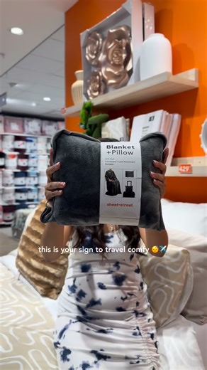 Sheet Street | Wherever I go, the comfort comes with me. 🌍✨Visit your favourite store to shop now. 1092988 Travel Blanket R199.99 #travel #blanket... | Instagram
