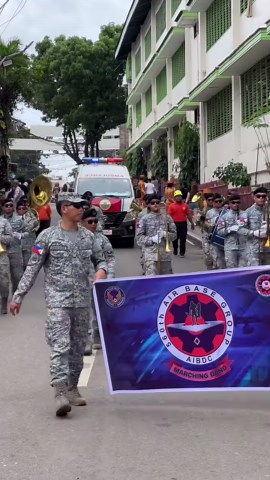 Our great AIRFORCE joining in for the Brass Band Competition. #Sinulog2025 #lokalcebuano | Lokal Cebuano