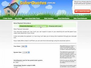 Solar Power Calculators: Part 1 - An Introduction to the Solar Calculators