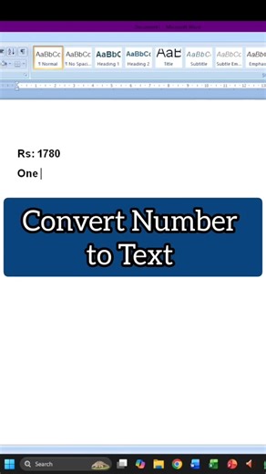 Convert Number to Text ⚡