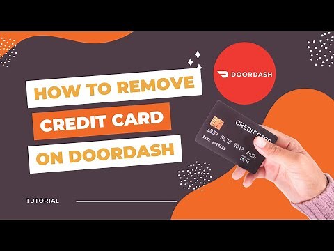 How To Remove A Credit Card From DoorDash