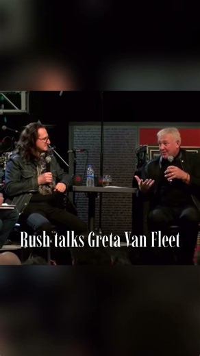 Rush Alex Lifeson and Geddy Lee talk Greta Van Fleet #classicrock #rush #gretavanfleet #ledzeppelin