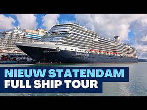 Nieuw Statendam Full Ship Tour. A tour of this Holland America Pinnacle class cruise ship #cruise