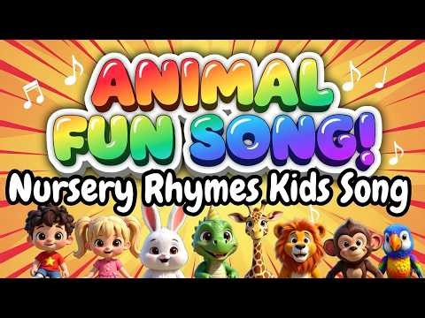Animal Freeze Dance Song for Kids 🦁 Toddler & Preschool Action Song Brain Break & Nursery Rhymes