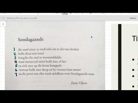 Sondagaande - Fanie Viljoen