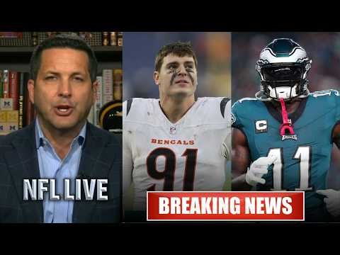 NFL LIVE | Adam Schefter update on Eagles consider trading AJ Brown for free agency Trey Hendrickson