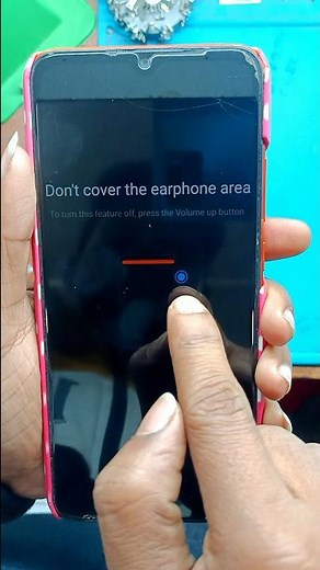 don't cover the earphone area problem solve || fix all Redmi mobile problem
