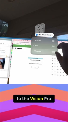 Vision Pro Laptop Sync,HUGE Screen, Seamless Workflow! #visionpro