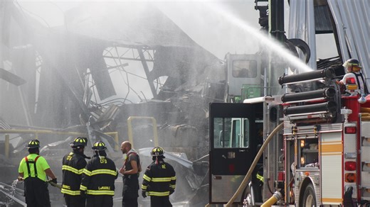 Fire at Michigan paper mill closes roads, residents told to shelter in place while air monitored