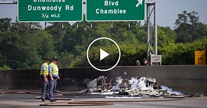 Plane Crash on Atlanta Highway