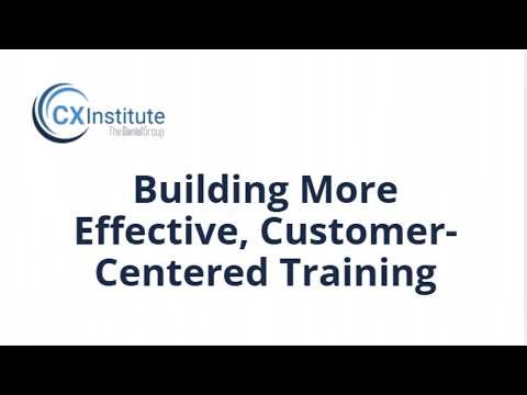 TDG Building More Effective, Customer Centered Training