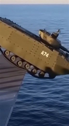 6.3M views · 46K reactions | Tank Jumps, Fires Underwater  * * * #EpicScene #MilitaryAction #ShockMoment | Noman AI Story | Facebook