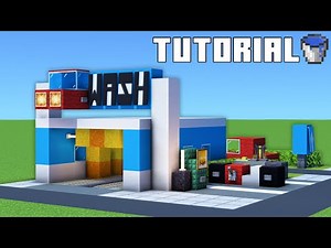 How To Make a Car Wash, Car and Motorcycle | CITY BUILD HACKS