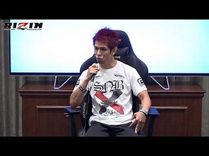 RIZIN.13 砂辺光久選手 試合前マスコミインタビュー